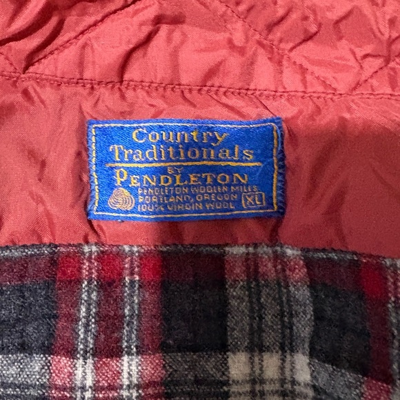 Pendleton Red and Black Plaid Men's Shirt - Picture 6 of 11